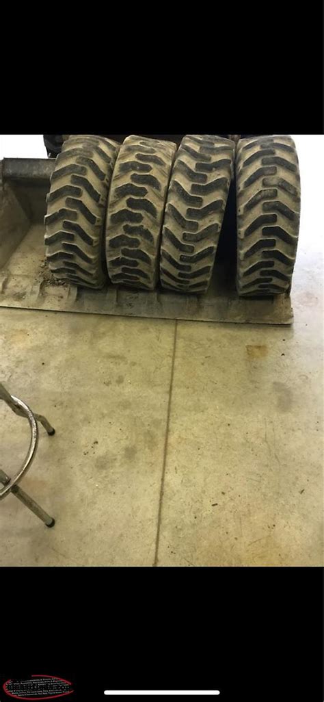 used skid steer tires and rims|10x16.5 skid steer rims.